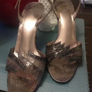 Vintage Snake Skin Shoes